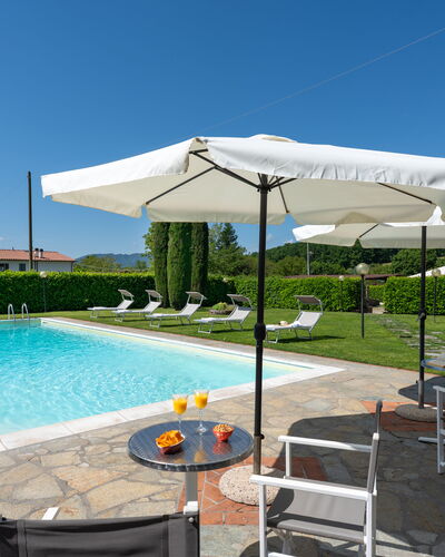 Villa Del Borgo: Swimming Pool, Outdoor Furniture, Umbrella, Furniture, Resort, Sunlounger, Chair, Shade, Eco Hotel, Outdoor Table