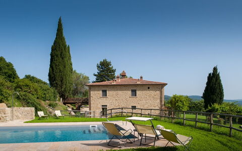 Villa Leopoldina: Sky, Plant, Water, Property, Building, Tree, Natural Landscape, Grass, Outdoor Furniture, Swimming Pool