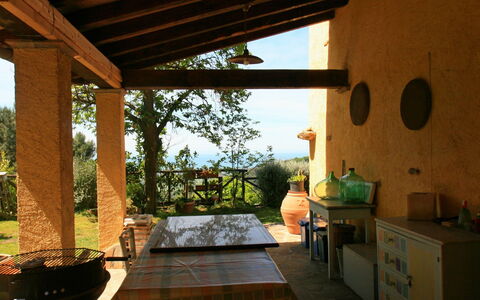 Villa La Collinetta: Plant, Property, Furniture, Building, Cabinetry, Wood, Sky, Shade, Interior Design, Drawer