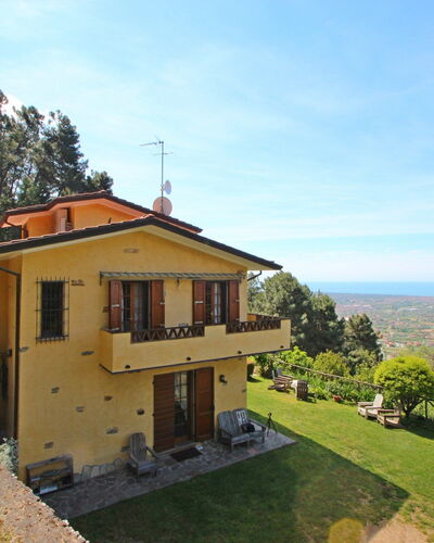 Villa La Collinetta: Sky, Plant, Building, Cloud, Property, Window, Tree, Land Lot, House, Wood