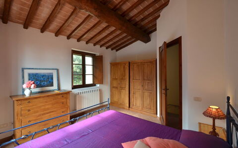 Casa Alla Minuccia Di Villa a Sesta: Room, Property, Building, Furniture, Interior Design, House, Ceiling, Bedroom, Real Estate, Bed