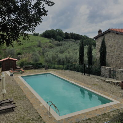 Casa Alla Minuccia Di Villa a Sesta: Swimming Pool, Property, House, Real Estate, Leisure, Building, Estate, Home, Backyard, Grass