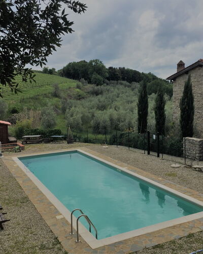 Casa Alla Minuccia Di Villa a Sesta: Swimming Pool, Property, House, Real Estate, Leisure, Building, Estate, Home, Backyard, Grass