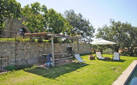 Podere Palazzo: Property, Wall, House, Yard, Building, Real Estate, Home, Grass, Garden, Tree