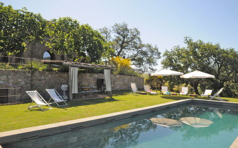 Podere Palazzo: Property, Swimming Pool, House, Real Estate, Home, Building, Leisure, Resort, Estate, Residential Area