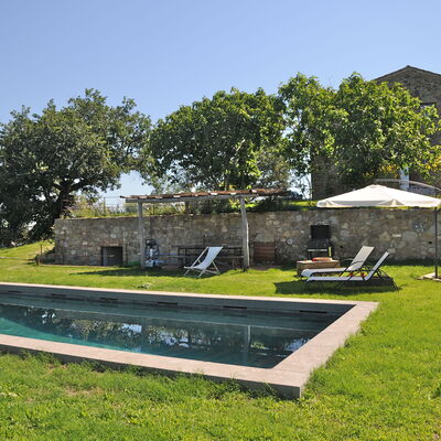 Podere Palazzo: Architecture, Property, House, Tree, Grass, Building, Estate, Home, Plant, Landscape