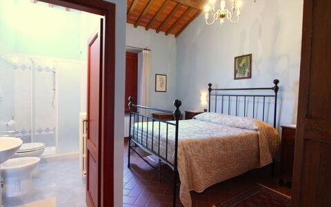 Galleria di Brolio: Bedroom, Bed, Room, Property, Furniture, Bed Frame, Building, Bed Sheet, House, Interior Design
