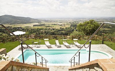Villa Lavanda: Swimming pool and panoramic view