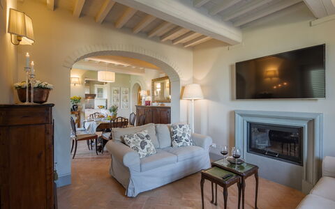 Villa Chiara: Room, Living Room, Property, Furniture, Building, Interior Design, Ceiling, Home, Floor, Real Estate