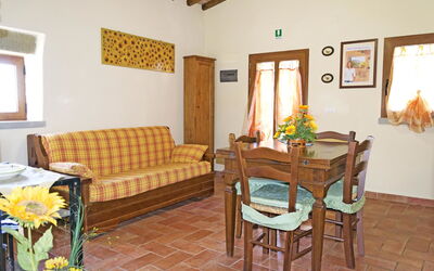 Living room and dining room