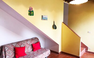 Il Chiantico 31: Room, Property, Interior Design, Wall, Pink, Furniture, Ceiling, House, Living Room, Building