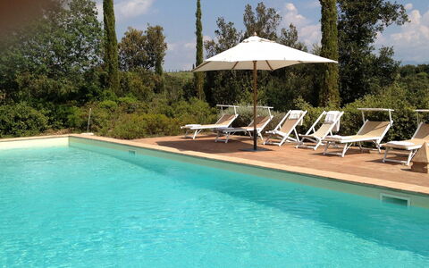 Lavacchio 18: Water, Sky, Cloud, Property, Swimming Pool, Azure, Plant, Outdoor Furniture, Shade, Tree