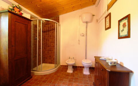 Villa Gioiosa: Room, Property, Building, House, Interior Design, Real Estate, Bathroom, Architecture, Floor, Ceiling