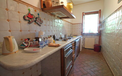 Residenza Marechiaro: Cabinetry, Tap, Kitchen, Countertop, Sink, Kitchen Sink, Wood, Lighting, Architecture, Interior Design