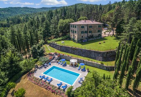 Palazzo Rosadi: Property, Hill Station, Estate, Natural Landscape, House, Real Estate, Building, Mansion, Tree, Mountain