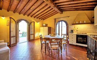 Casa Rossa 3: Furniture, Property, Table, Couch, Wood, Window, Cabinetry, Lighting, Living Room, Interior Design