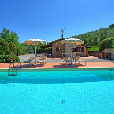 Cuccardino: Water, Sky, Plant, Property, Swimming Pool, Azure, Shade, Tree, Outdoor Furniture, Grass