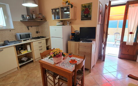 La Piccola Margherita: Room, Property, Furniture, Building, Floor, Kitchen, Countertop, Interior Design, House, Table