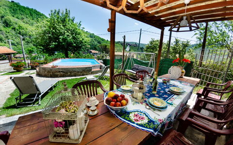 Casa Di Renzo: Property, Deck, Backyard, Patio, Real Estate, House, Home, Building, Room, Porch