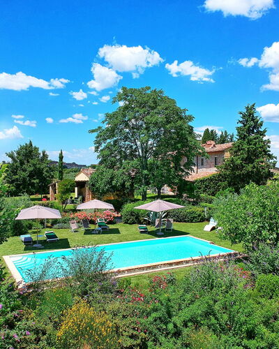 Villa Sonia: Natural Landscape, Sky, Green, Property, Real Estate, Tree, House, Cloud, Botany, Swimming Pool