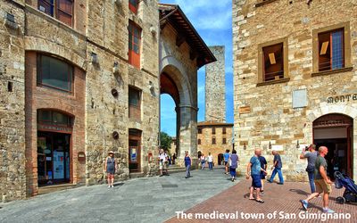 San Gimignano Tower - San Gimignano, Tuscany, Italy