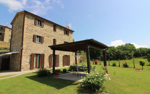 Poggio del Fabbro: Plant, Sky, Property, Cloud, Building, Window, Tree, Land Lot, Grass, House