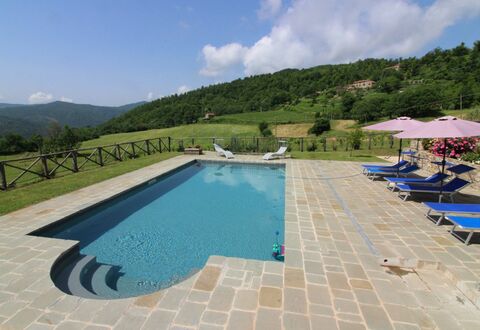 Poggio del Fabbro: Water, Sky, Cloud, Property, Building, Swimming Pool, Azure, Outdoor Furniture, Shade, Chair