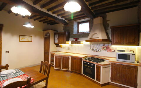 Borgo di Usciano: Room, Property, Building, Furniture, Kitchen, Countertop, Cabinetry, Interior Design, Floor, Ceiling