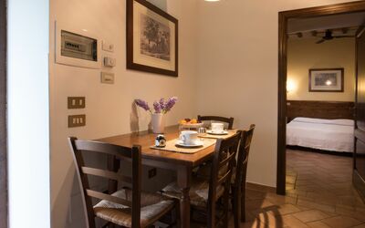 Trilocale 212: Room, Property, Building, Floor, Furniture, Ceiling, Interior Design, House, Table, Dining Room