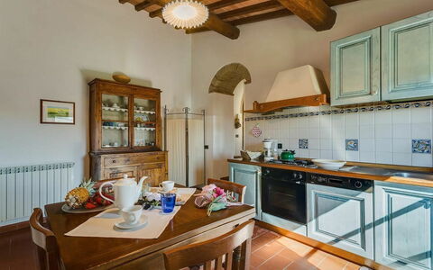 Antico Borgo San Lorenzo - Weddings And Events: Cabinetry, Property, Furniture, Countertop, Table, Wood, Kitchen, Interior Design, Lighting, Kitchen Stove