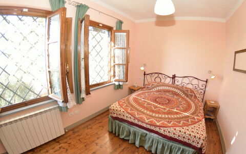 La Cipressa: Bedroom, Room, Bed, Property, Furniture, Bed Sheet, Bedding, Bed Frame, Interior Design, Building