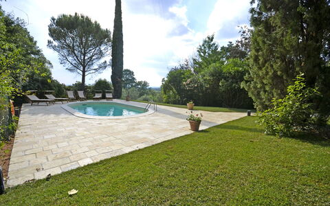 Villa Del Castagno: Property, Grass, Estate, Real Estate, Lawn, House, Tree, Swimming Pool, Yard, Land Lot
