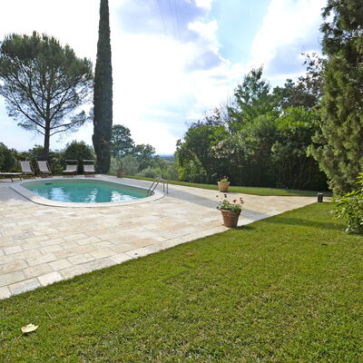Villa Del Castagno: Property, Grass, Estate, Real Estate, Lawn, House, Tree, Swimming Pool, Yard, Land Lot