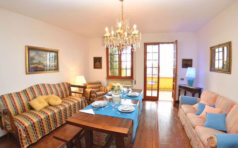 Il Corbezzolo: Room, Property, Furniture, Living Room, Interior Design, Real Estate, Building, Table, Floor, Yellow