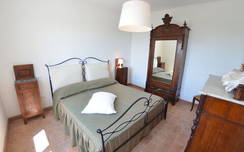 Podere San Martino: Bedroom, Furniture, Room, Bed, Property, Bed Frame, Bed Sheet, Interior Design, Bedding, Floor