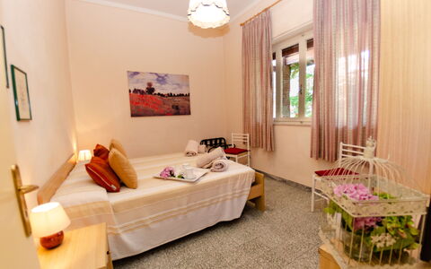 Villa Elisa: Room, Property, Furniture, Interior Design, Bedroom, Building, Bed, Suite, Ceiling, House