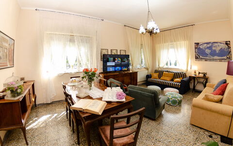 Villa Elisa: Room, Living Room, Property, Interior Design, Furniture, Building, Real Estate, Home, House, Table