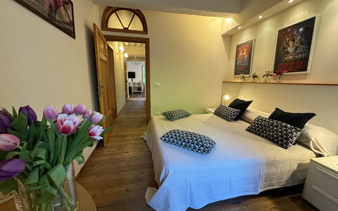 Alle Mura: Interior Design, Furniture, Floor, Flooring, Bedroom, Bed, Wall, Wood, Ceiling, Room