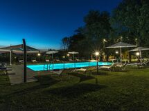 Swimming Pool at night