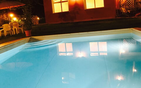 Borgo Di Zacco: Swimming Pool, Property, Light, Lighting, Water, Leisure, House, Building, Night, Hotel