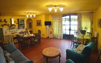 Podere Aida Usignolo: Room, Property, Building, Furniture, Yellow, Interior Design, House, Living Room, Real Estate, Home