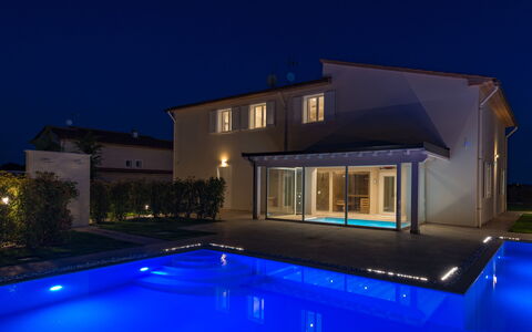 Villa Le Terme: House, Property, Home, Swimming Pool, Architecture, Lighting, Building, Real Estate, Villa, Estate