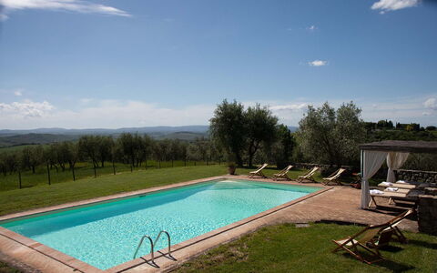 La Corte Di Campalli: Water, Cloud, Sky, Property, Swimming Pool, Nature, Rectangle, Tree, Land Lot, Grass