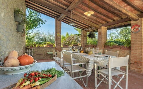 La Fonte: Furniture, Wall, Table, Chair, Kitchen & Dining Room Table, Outdoor Furniture, Home, Estate, Outdoor Table, Garden