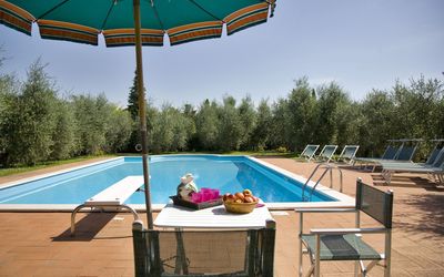 La Fonte: Swimming Pool, Property, Leisure, Shade, Sunlounger, Vacation, Outdoor Furniture, House, Table, Furniture
