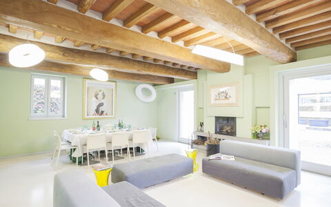 Villa San Lorenzo: Property, Ceiling, Room, Building, Interior Design, Furniture, House, Living Room, Home, Architecture