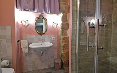Casa Caterina: Bathroom, Property, Room, Plumbing Fixture, Tile, Wall, Interior Design, House, Floor, Toilet