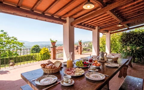 Reggello 867: Furniture, Chair, Eco Hotel, Farmhouse, Garden, Flowerpot, Kitchen & Dining Room Table, Resort, Estate, Patio