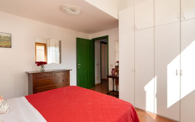 Mughetto - Garden View First Floor: Interior Design, Furniture, Flooring, Floor, Bedroom, Wood, Bed, Ceiling, Room, Bed Sheet