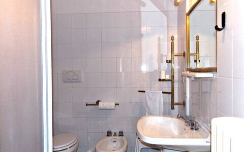 Villa Sandra: Bathroom, Property, Room, Tap, Plumbing Fixture, Wall, Interior Design, Tile, Architecture, Toilet